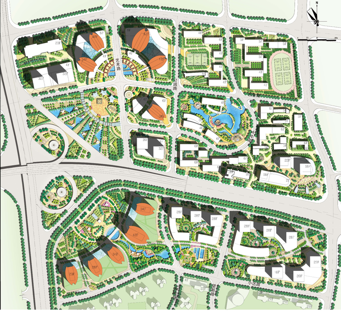 长沙市河西望城坡地区万宝山棚户区改造项目概念规划及城市设计